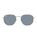 Ray Ban Sunglasses Rb3548 N 003/02 Hexagonal Gray/Blue Unisex Polarized