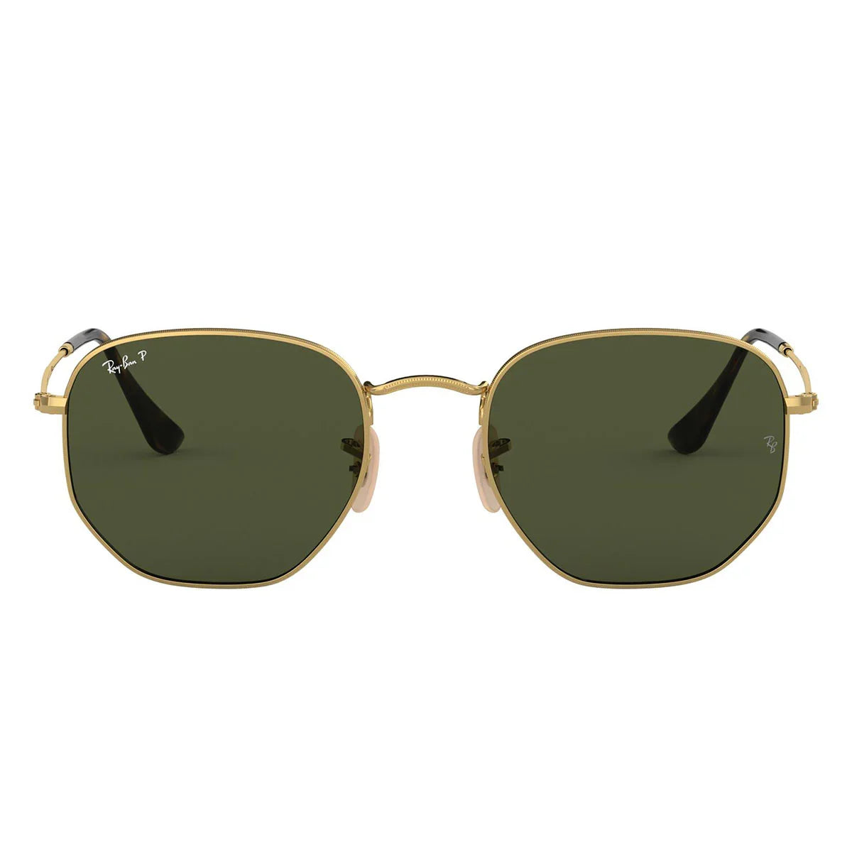 Ray Ban Sunglasses Rb3548 N 001/58 Hexagonal Gold/Green G 15 Unisex Polarized