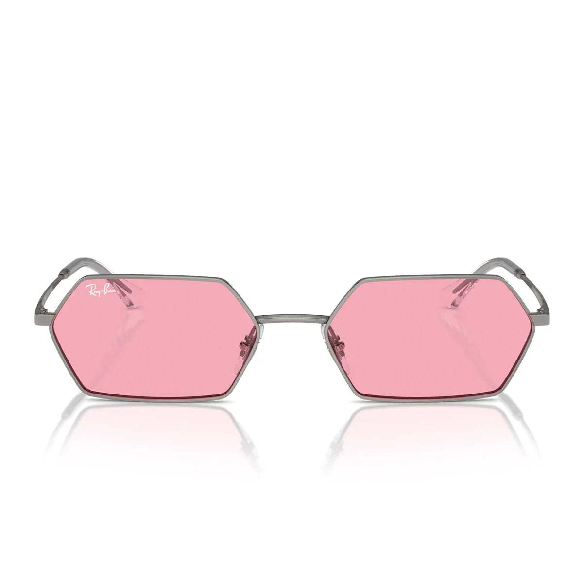 Ray Ban Sunglasses Rb3728 004/84 Yevi Silver/Pink Unisex