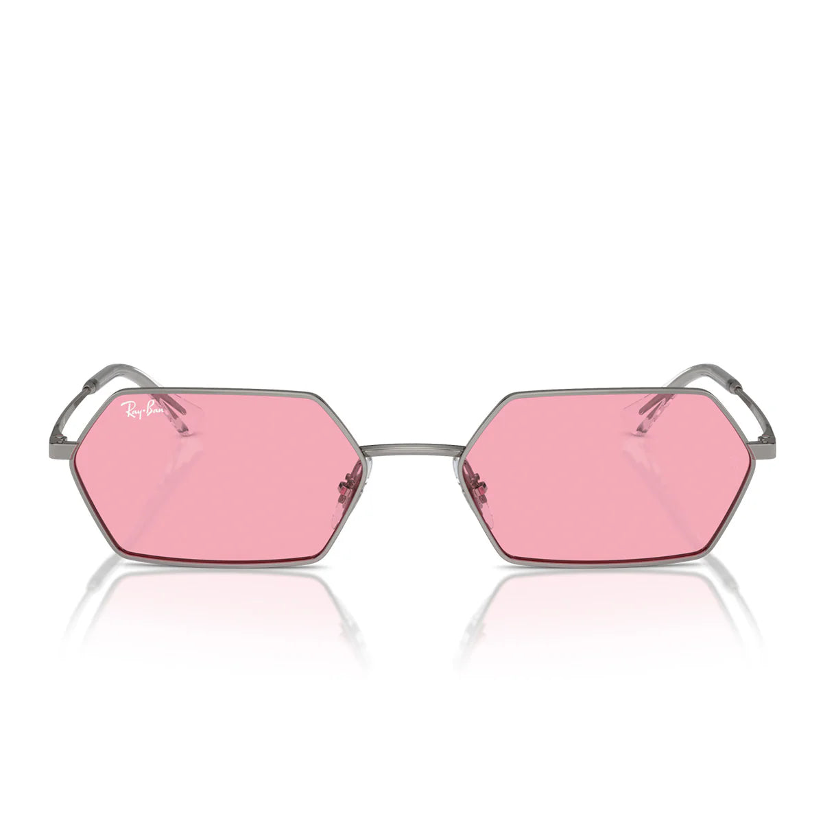 Ray Ban Sunglasses Rb3728 004/84 Yevi Silver/Pink Unisex