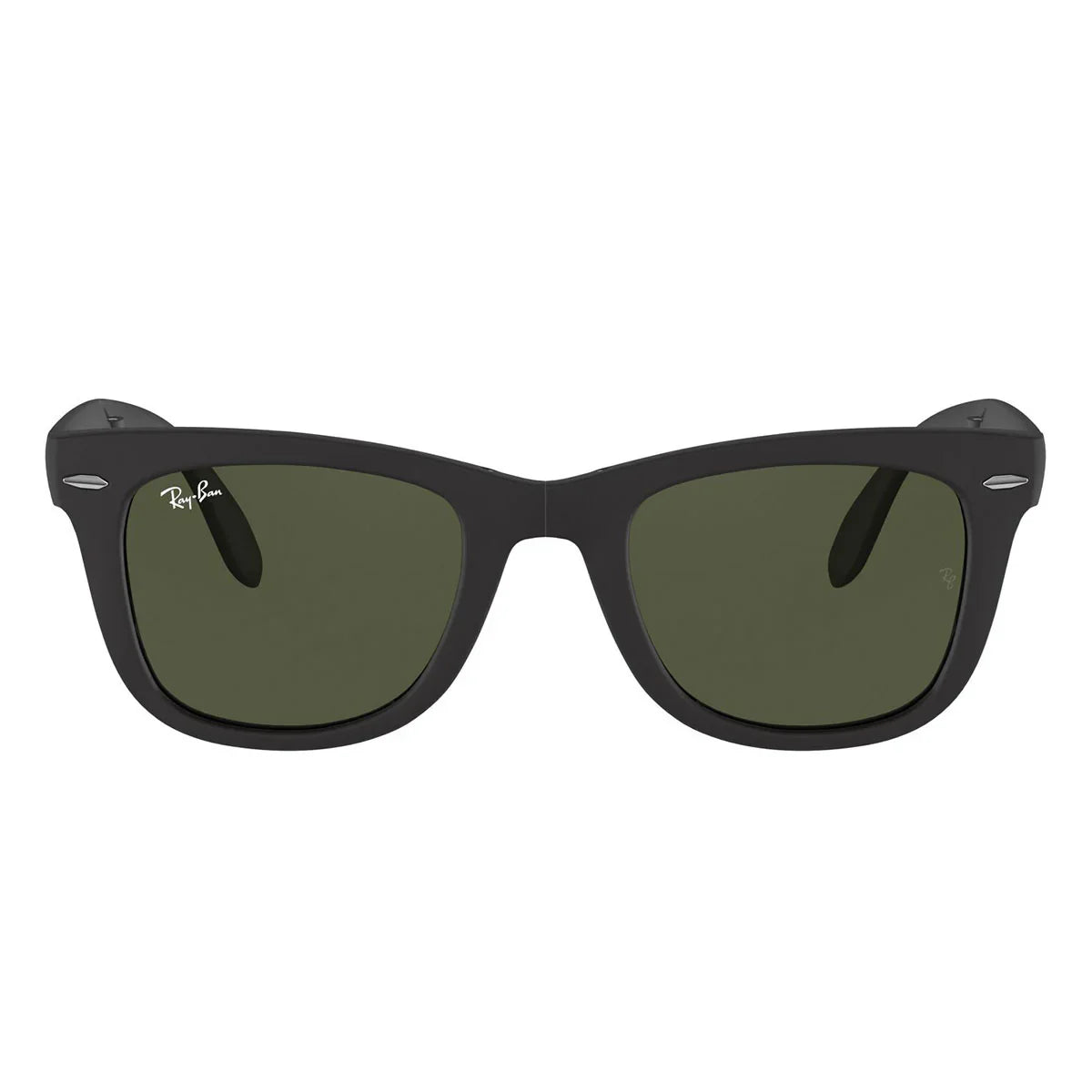Ray Ban Sunglasses Rb4105 601 S Wayfarer Folding Matte Black/Green G 15 Unisex