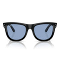 Ray Ban Sunglasses Rbr0502 S 667772 Wayfarer Reverse Black/Blue Unisex