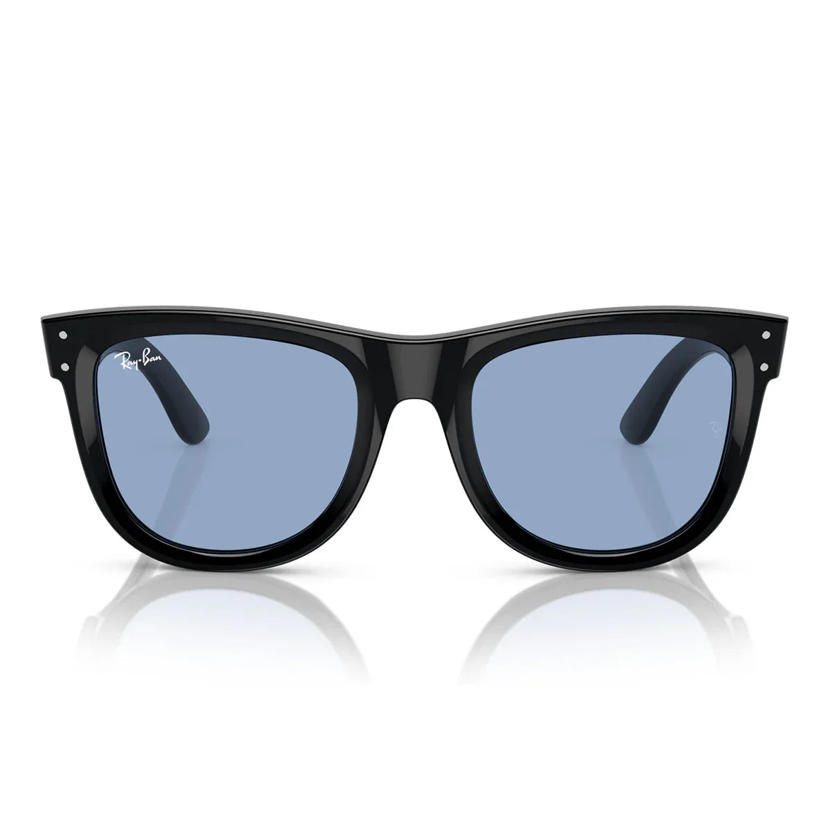 Ray Ban Sunglasses Rbr0502 S 667772 Wayfarer Reverse Black/Blue Unisex