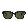 Ray Ban Sunglasses Rb2186 901/31 State Street Black/Green G 15 Unisex