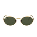 Ray Ban Sunglasses Rb3547 001/31 Oval Gold/Green G 15 Unisex