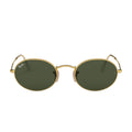 Ray Ban Sunglasses Rb3547 001/31 Oval Gold/Green G 15 Unisex
