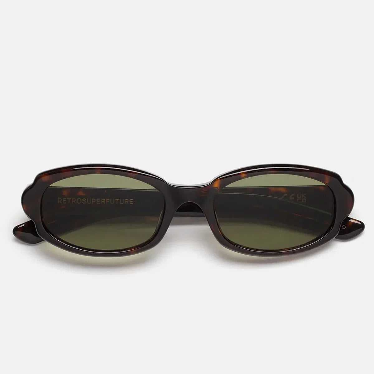 Retro Super Future Sunglasses Esatto 3627 Xs6 Brown/Green Unisex