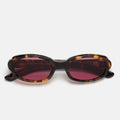 Retro Super Future Sunglasses Esatto Burnt Havana L33 Brown/Red Unisex