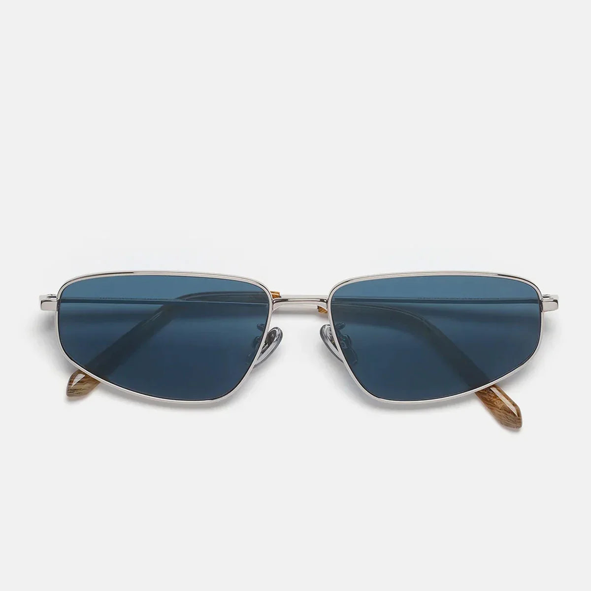 Retro Super Future Sunglasses Isedra Graffiato Nar Silver/Blue Unisex