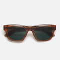 Retro Super Future Sunglasses Sintesi Cola 1 Za Brown/Dark Green Unisex