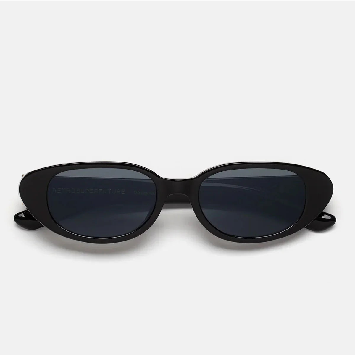 Retro Super Future Sunglasses Vega Azure Qq7 Black/Blue Unisex
