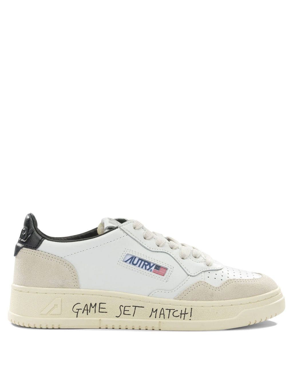 Autry "Medalist Low" Sneakers With Lettering