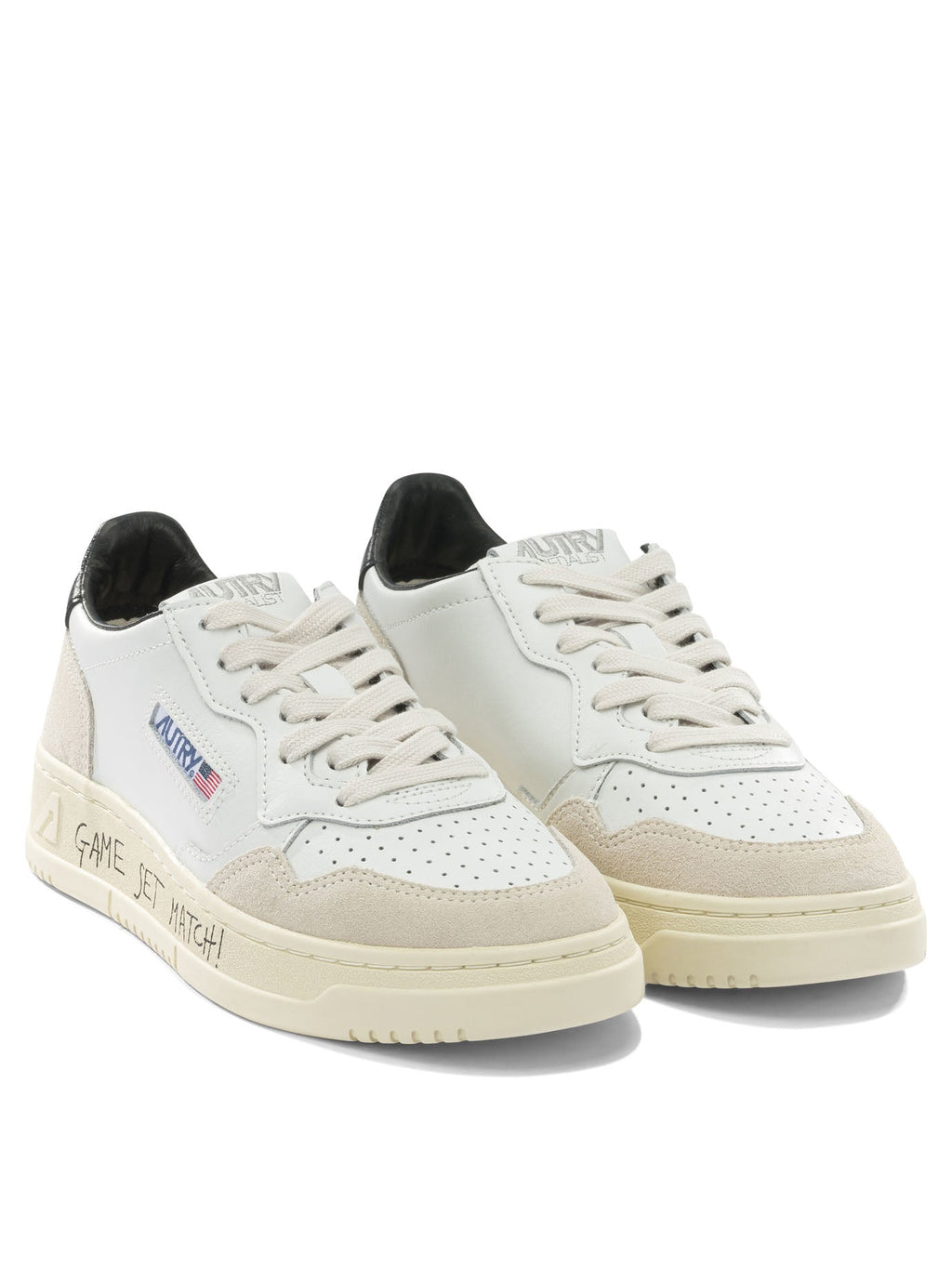 Autry "Medalist Low" Sneakers With Lettering