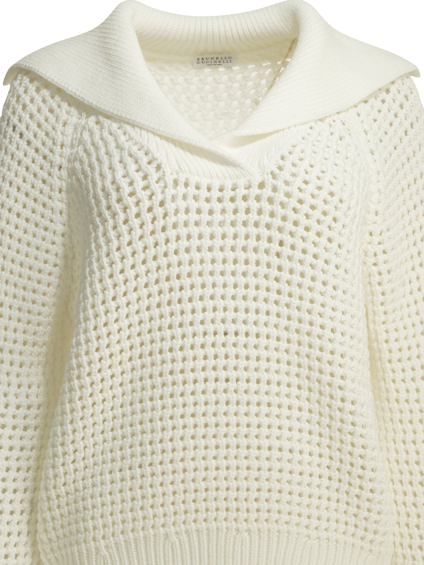 Brunello Cucinelli Cotton V Neck Sweater