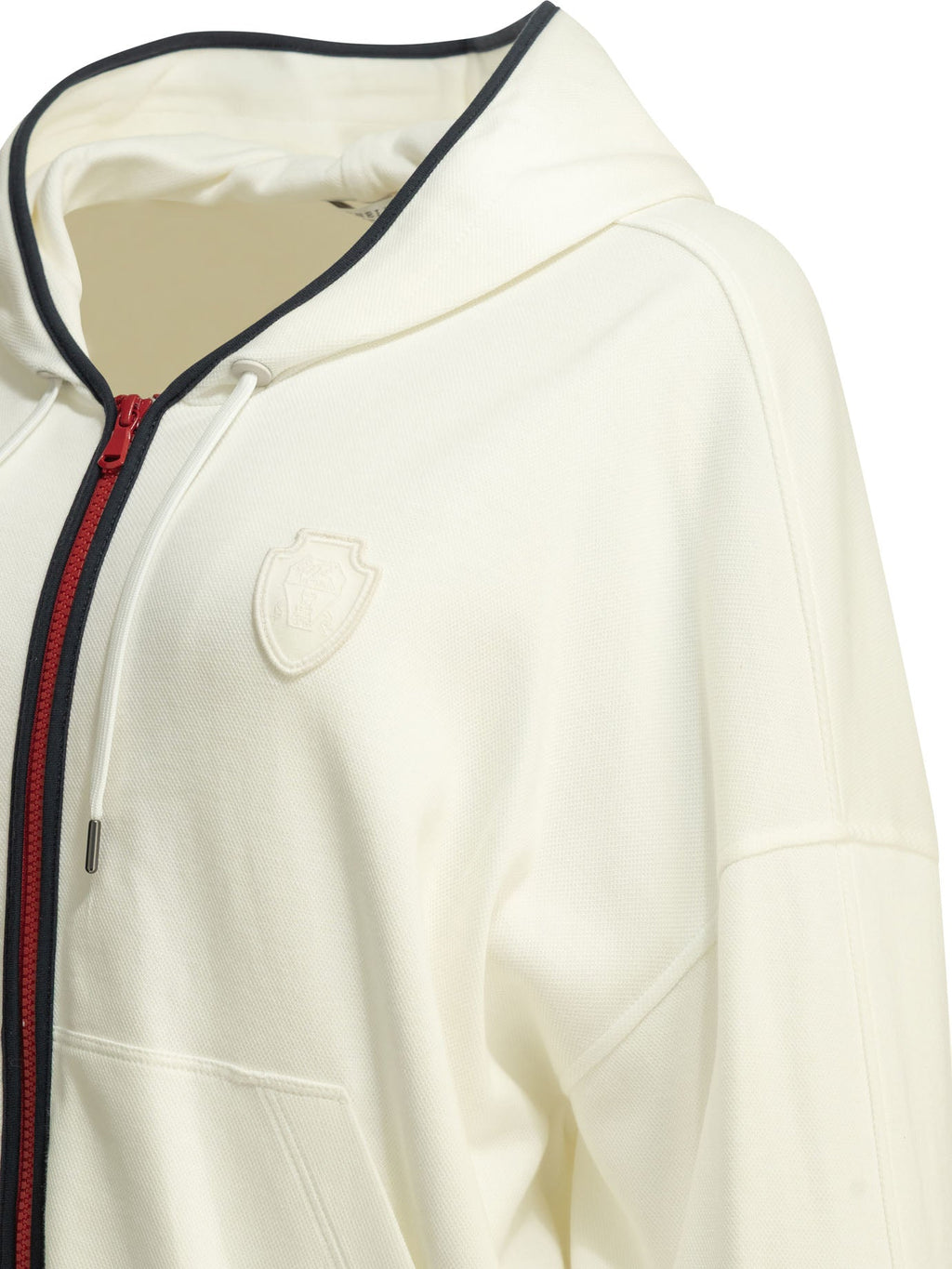 Brunello Cucinelli Zip Up Sweatshirt With Logo