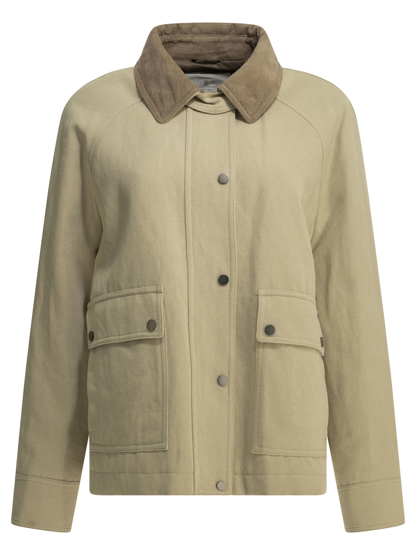Brunello Cucinelli Lightweight Cotton And Linen Jacket