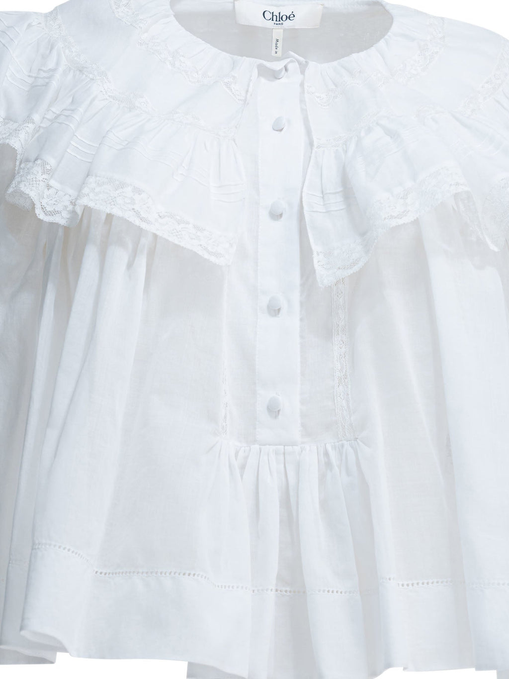 Chloé Casual Top With Ruffles