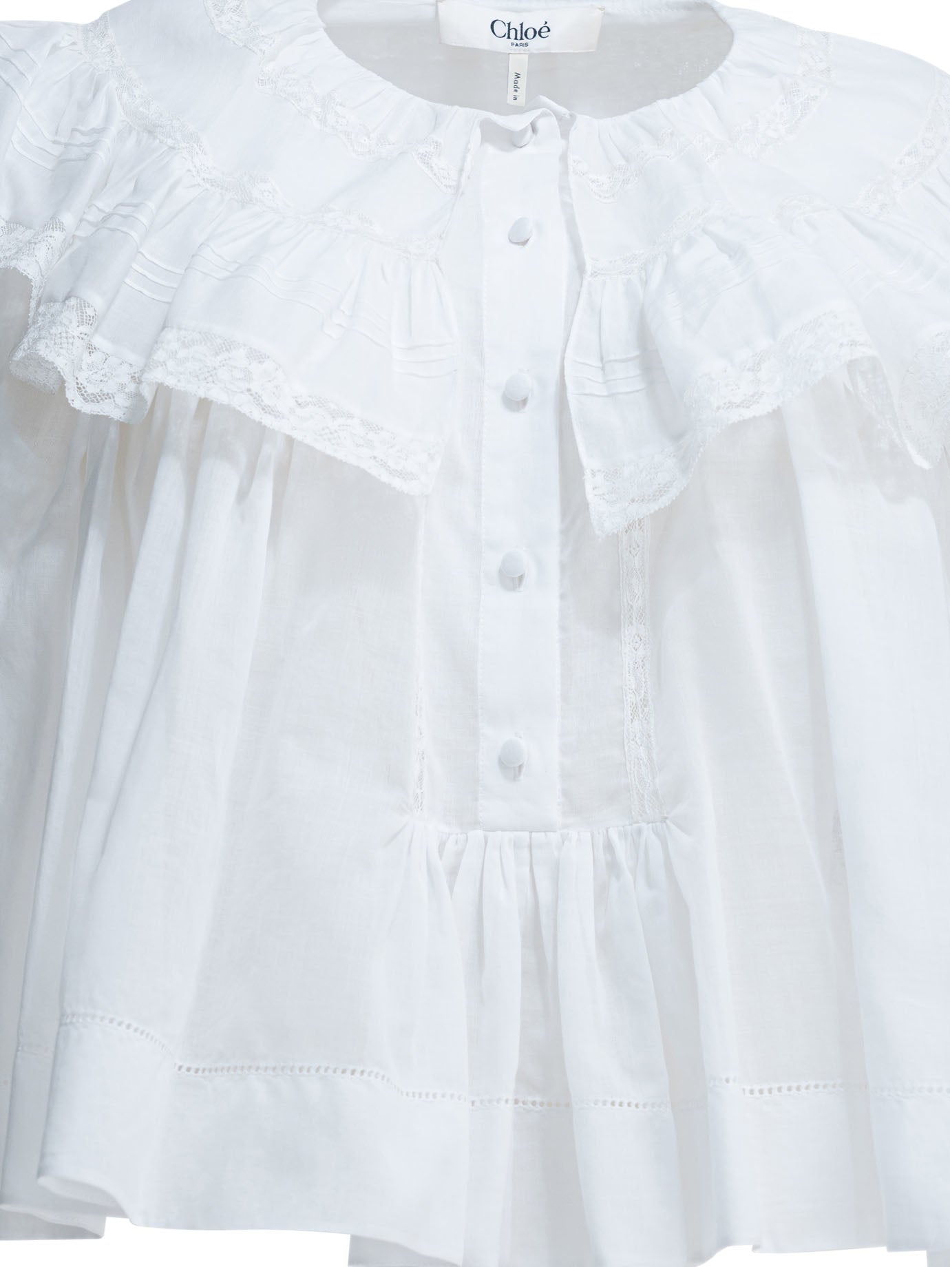 Chloé Casual Top With Ruffles