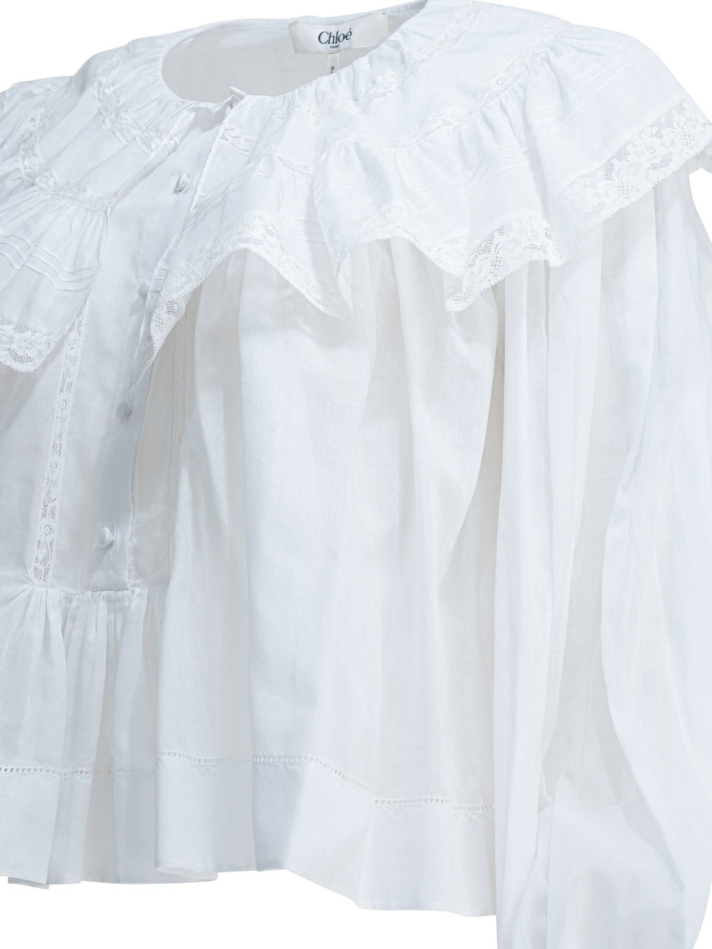 Chloé Casual Top With Ruffles