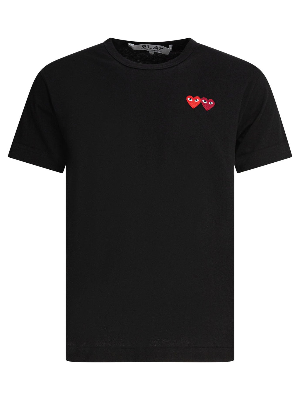 Comme Des Garçons Play "Double Heart" Crewneck T Shirt