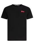 Comme Des Garçons Play "Double Heart" Crewneck T Shirt