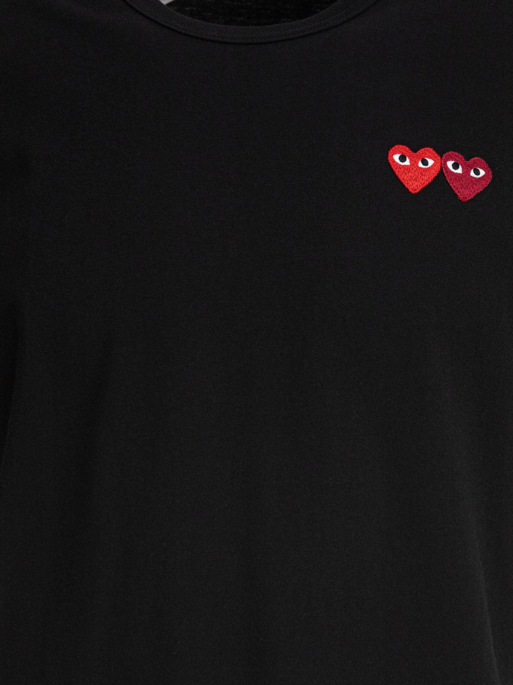 Comme Des Garçons Play "Double Heart" Crewneck T Shirt