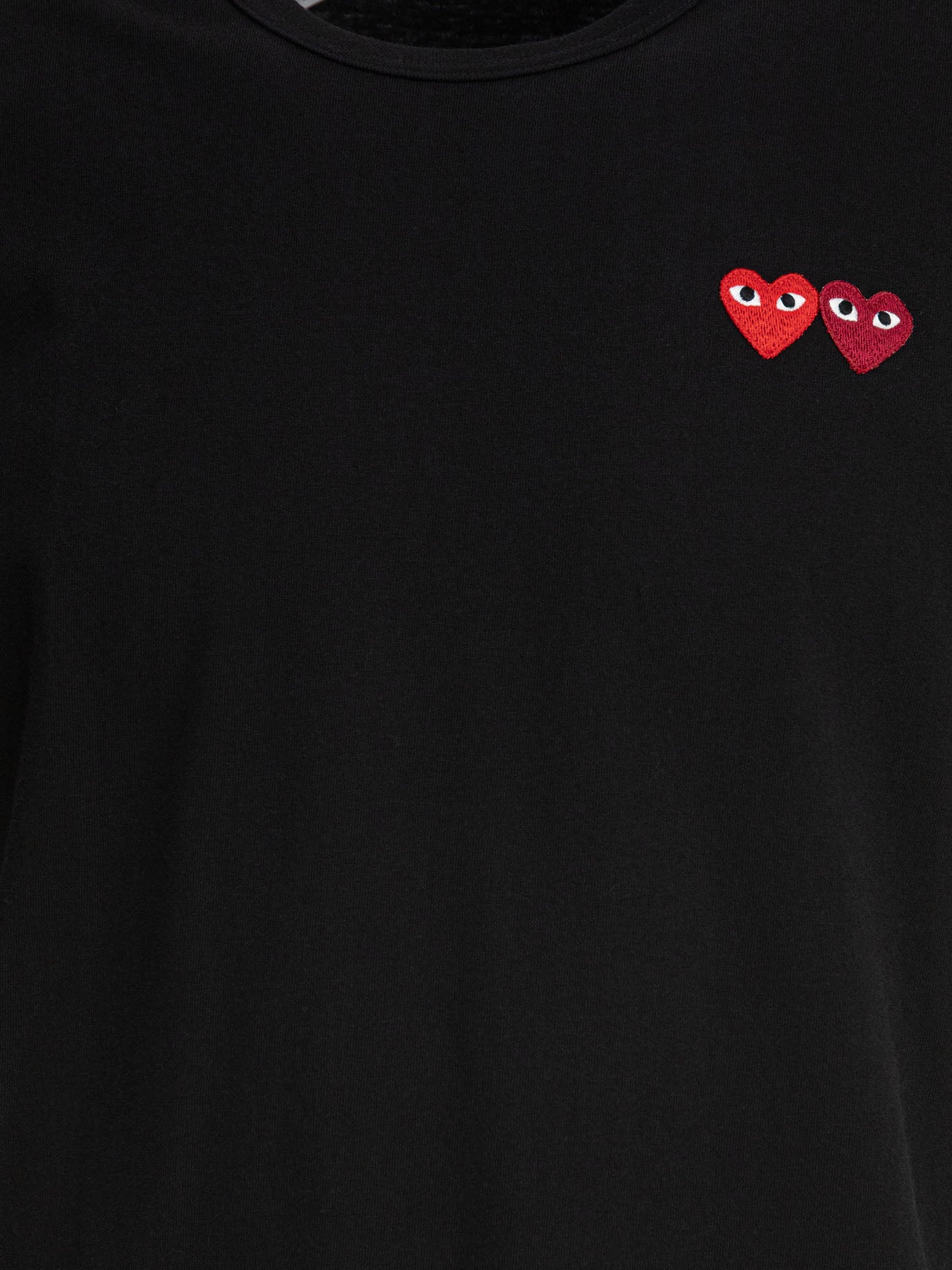Comme Des Garçons Play "Double Heart" Crewneck T Shirt