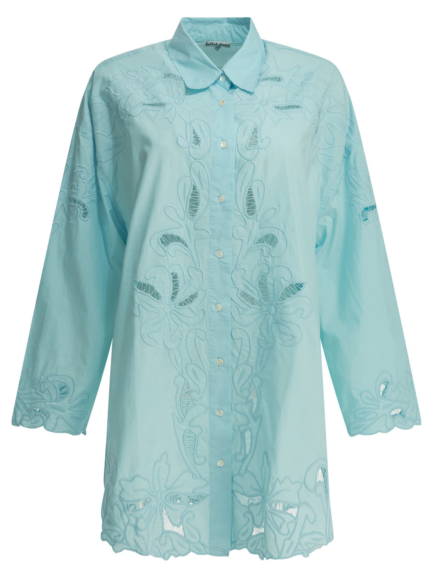 Juliet Dunn Embroidered Casual Shirt