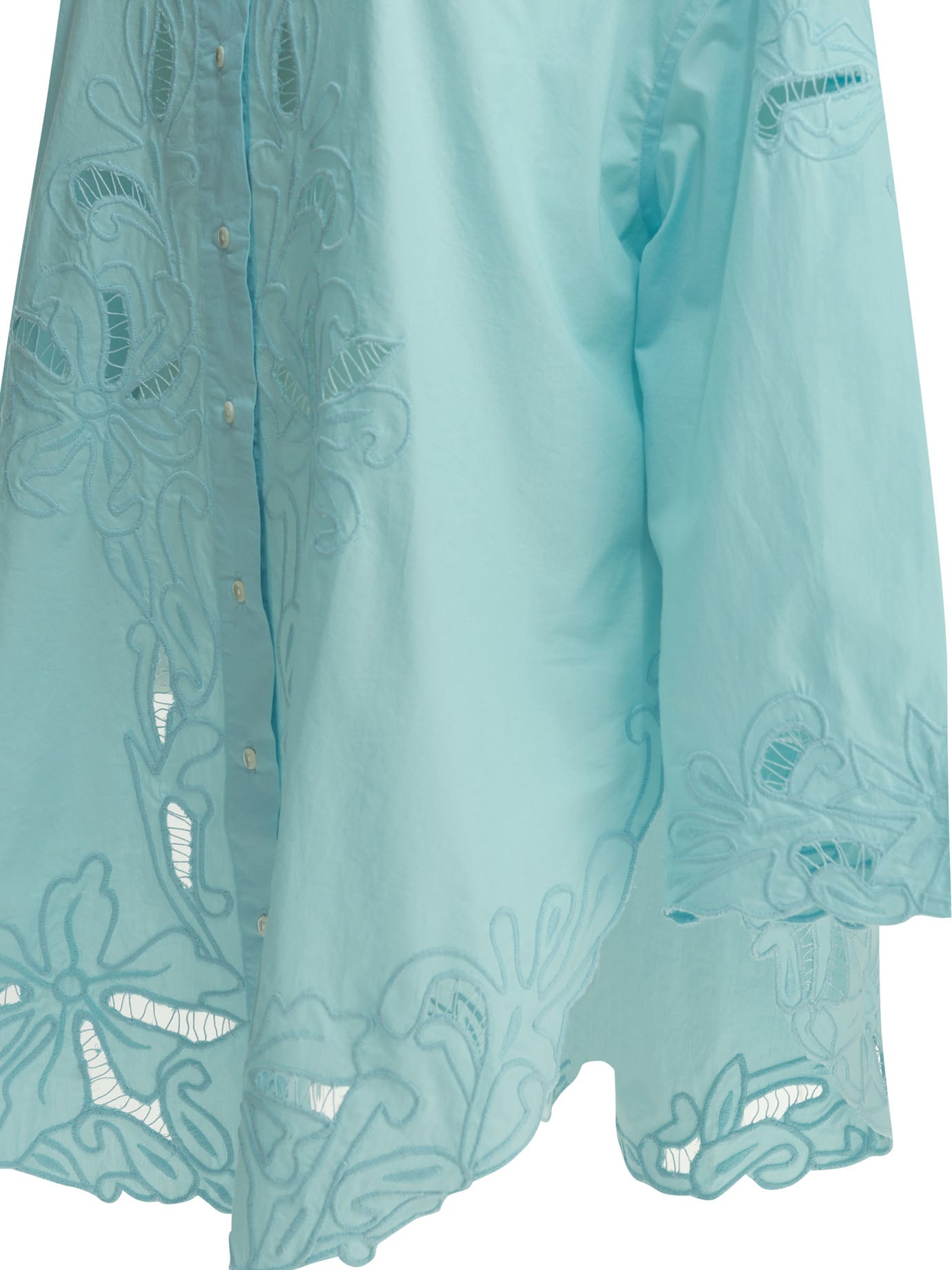Juliet Dunn Embroidered Casual Shirt
