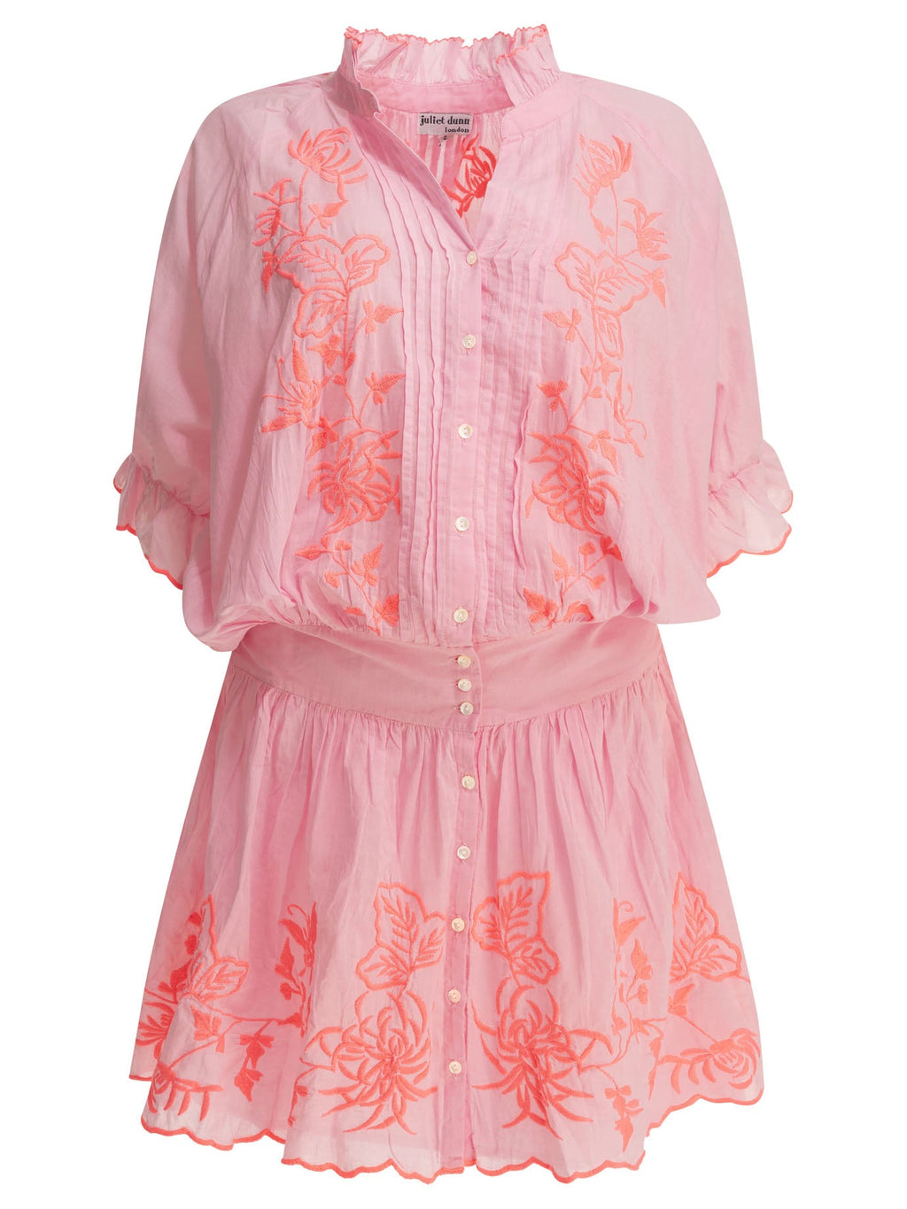 Juliet Dunn Short Shirt Dress