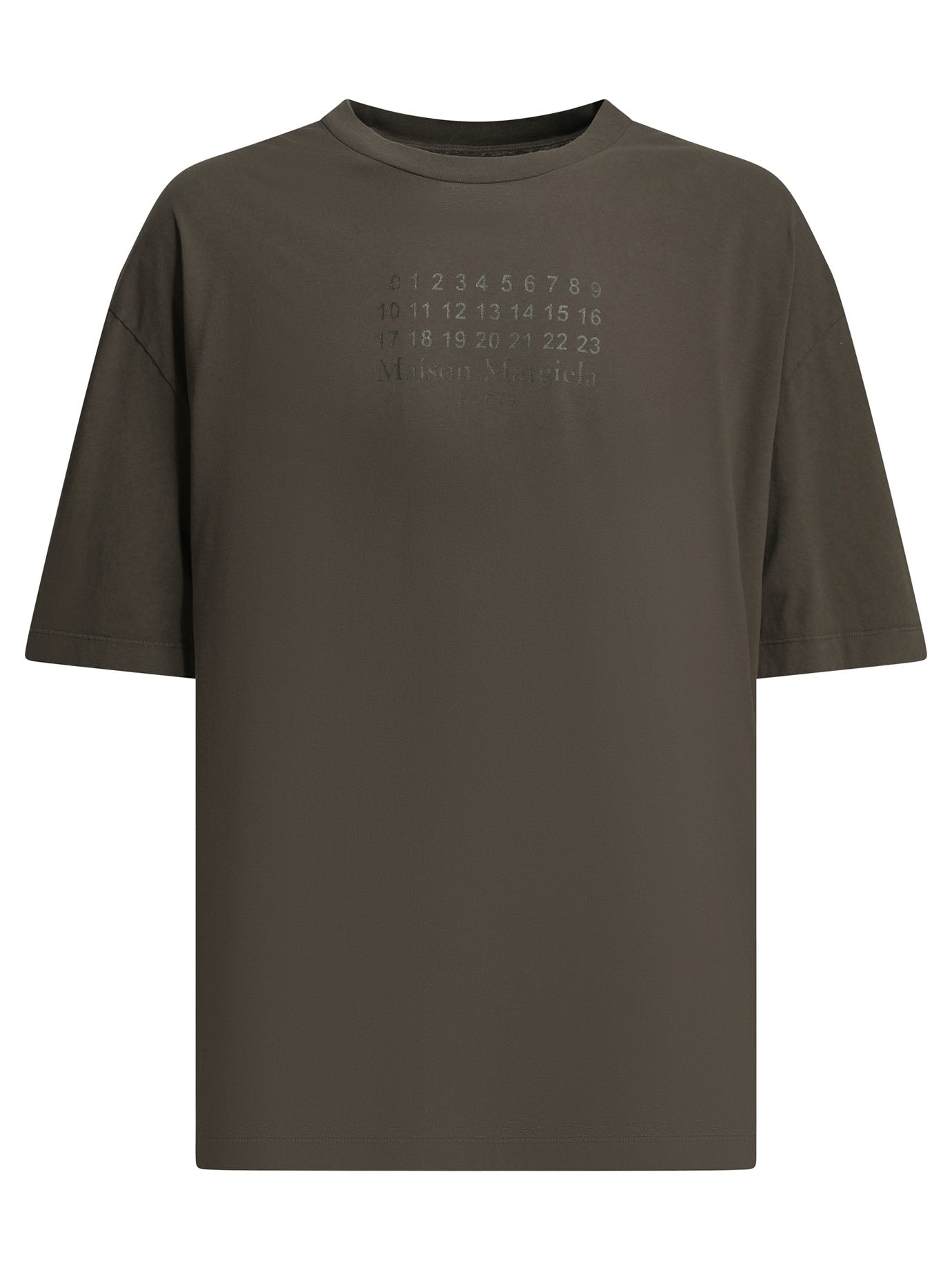 Maison Margiela Crew Neck T Shirt With Logo