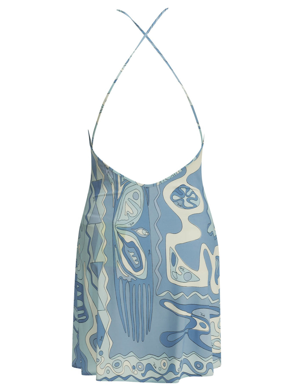 Pucci "Angoli" Short Dress With Open Back