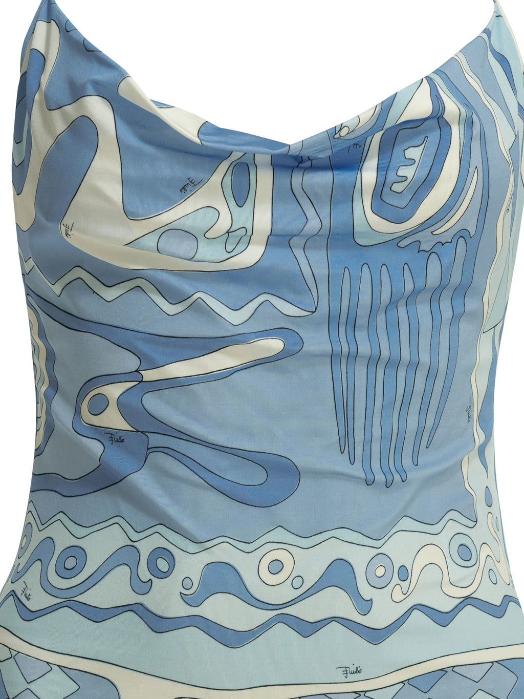 Pucci "Angoli" Short Dress With Open Back