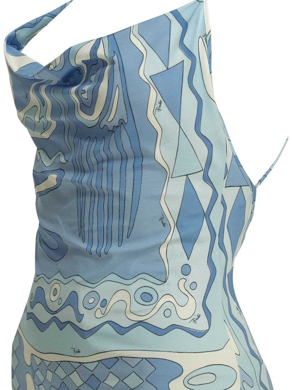 Pucci "Angoli" Short Dress With Open Back