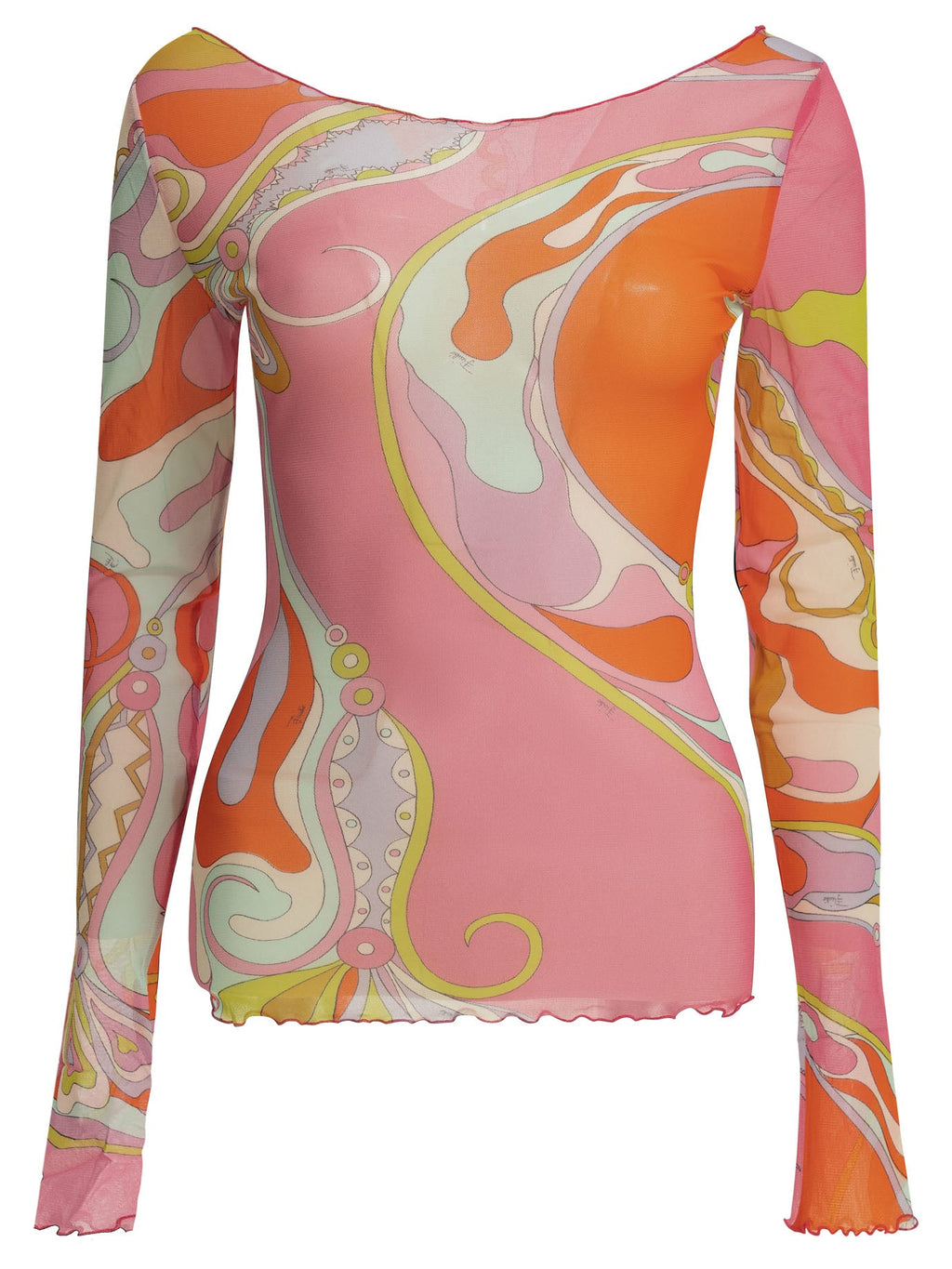 Pucci "Orchidee" Fitted Top