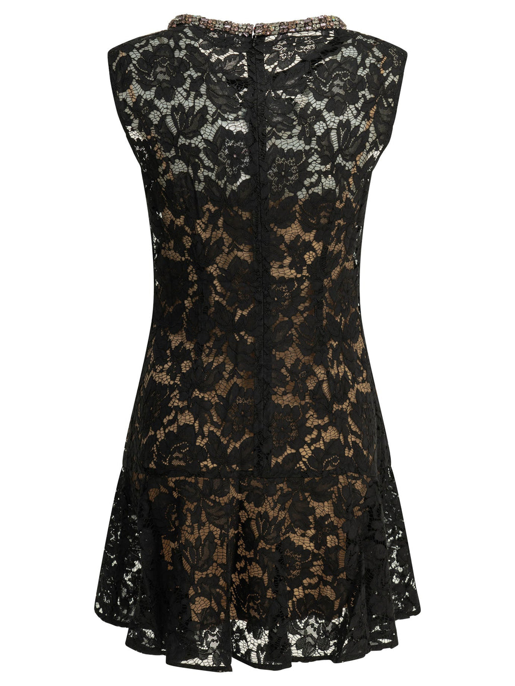 Self Portrait Embroidered Short Dress