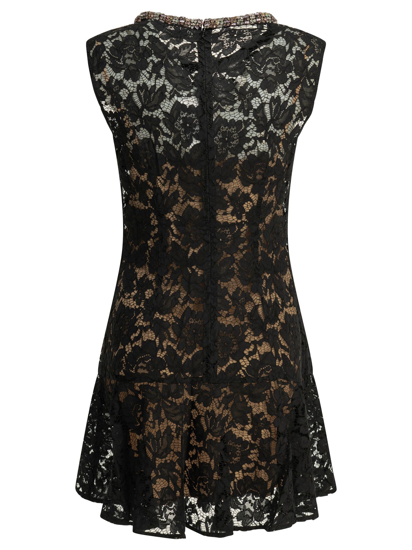 Self Portrait Embroidered Short Dress