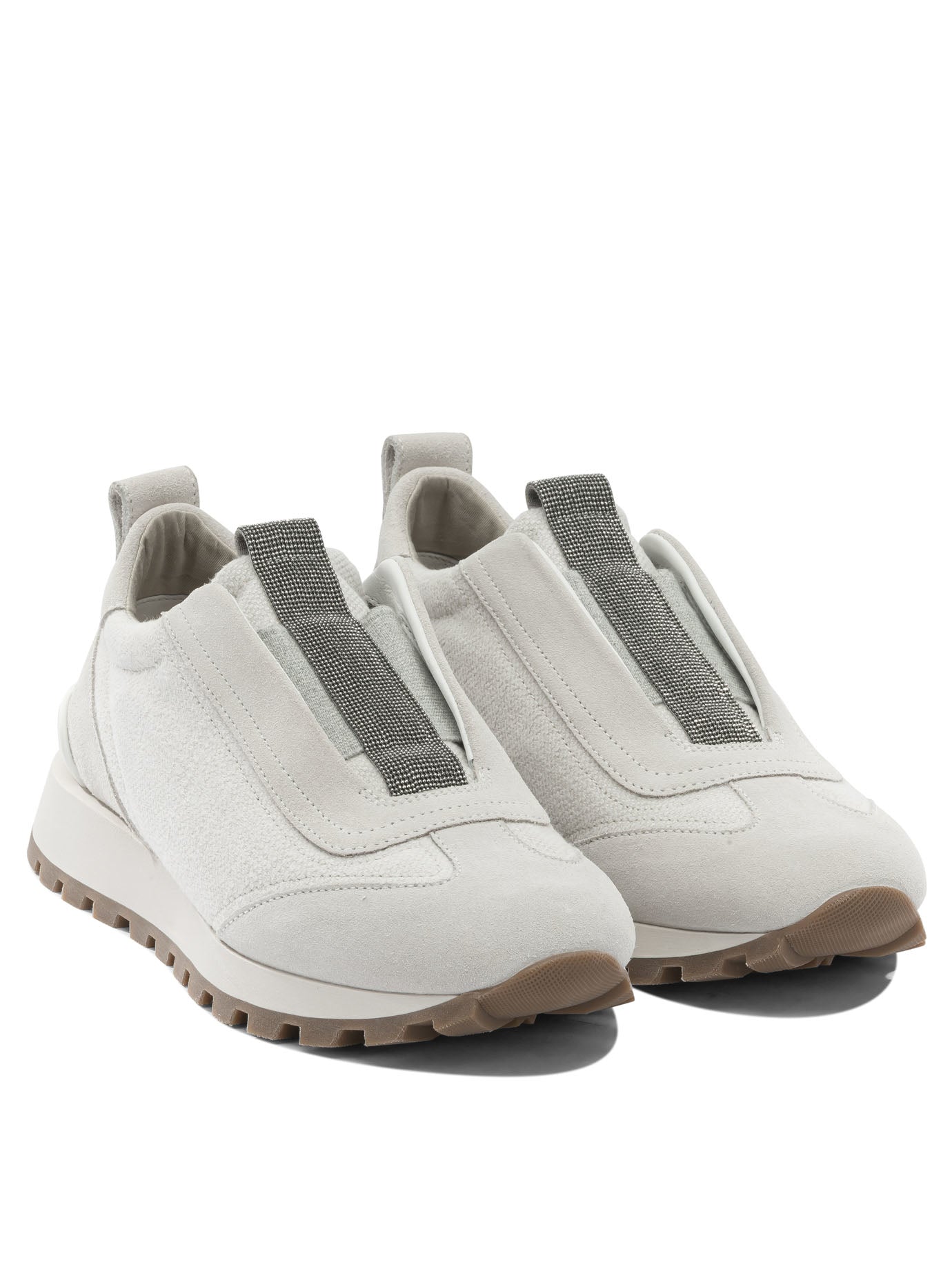 Brunello Cucinelli "Precious Detail" Low Top Sneakers
