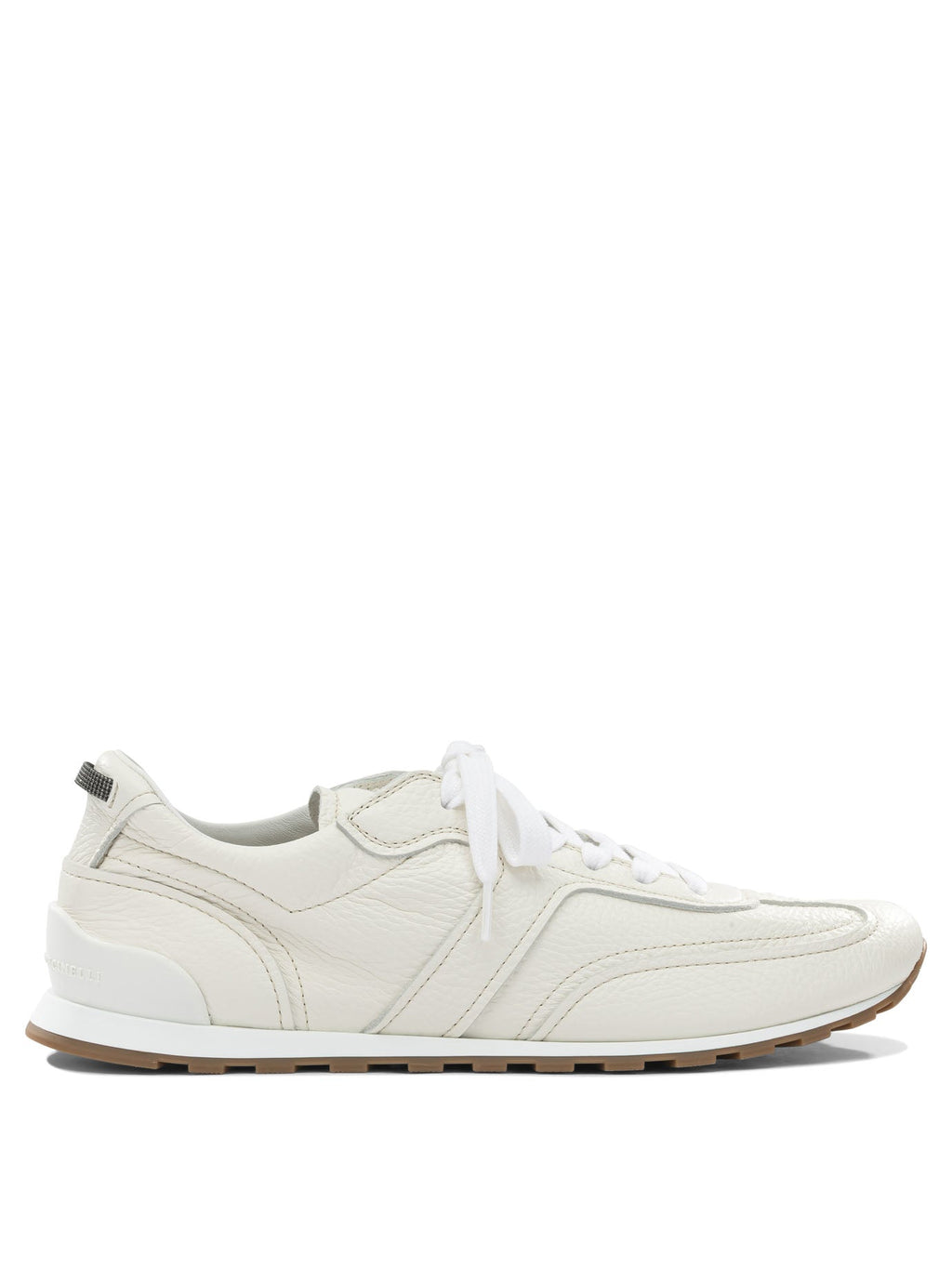 Brunello Cucinelli "Shiny Loops" Low Top Sneakers