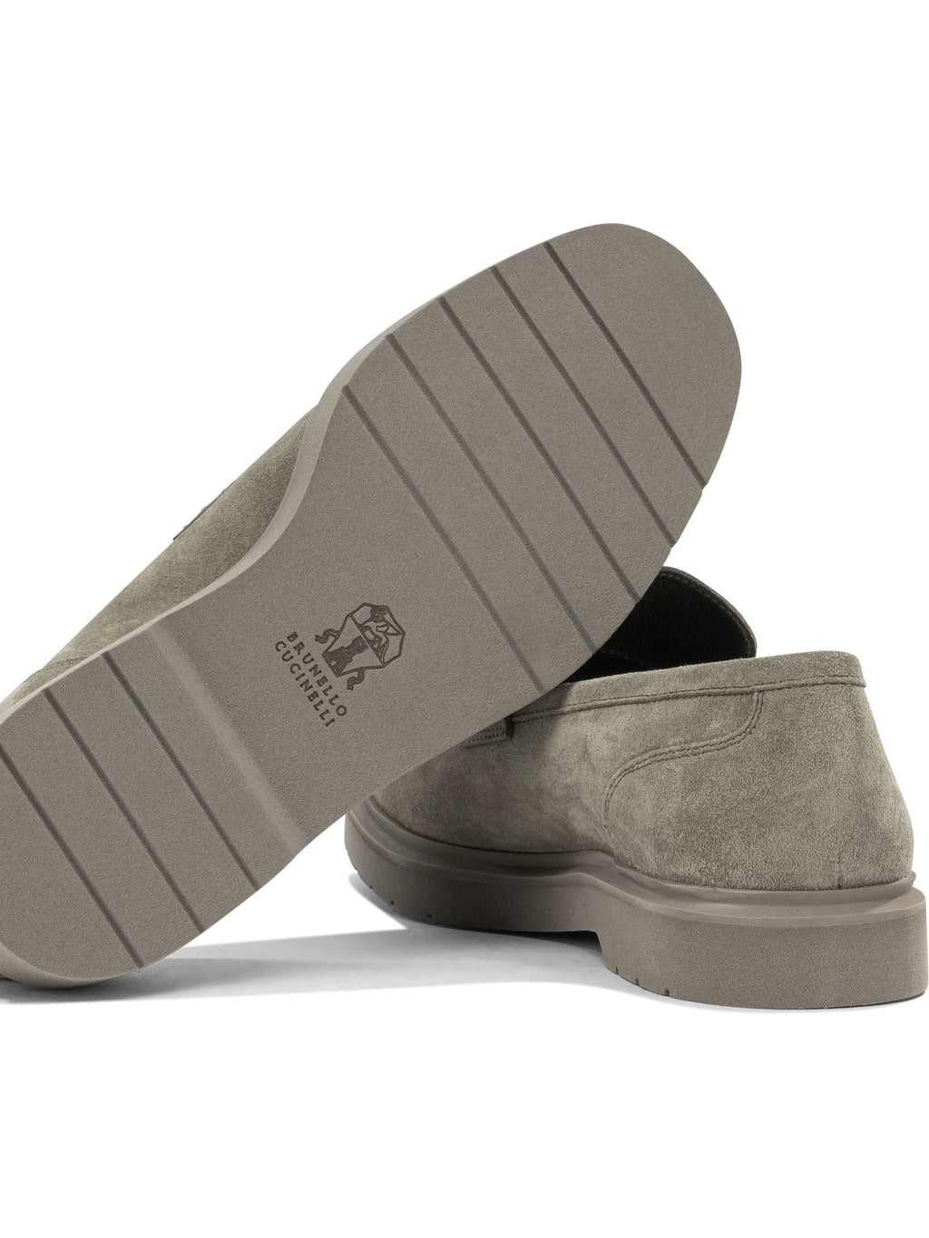 Brunello Cucinelli Suede Loafers With Charm