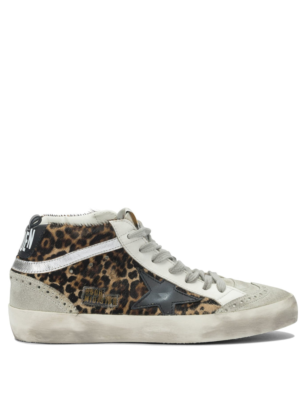Golden Goose "Mid Star" High Top Sneakers