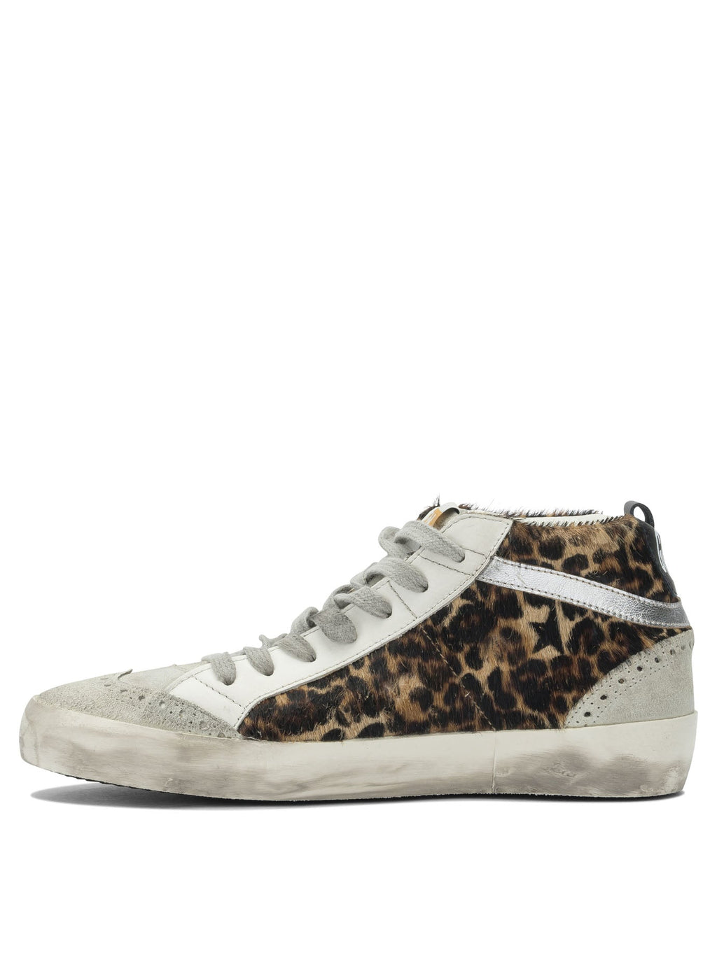 Golden Goose "Mid Star" High Top Sneakers