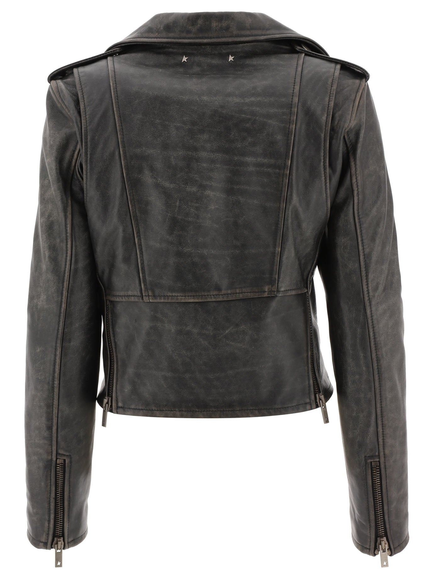 Golden Goose "Chiodo Destiny" Leather Jacket