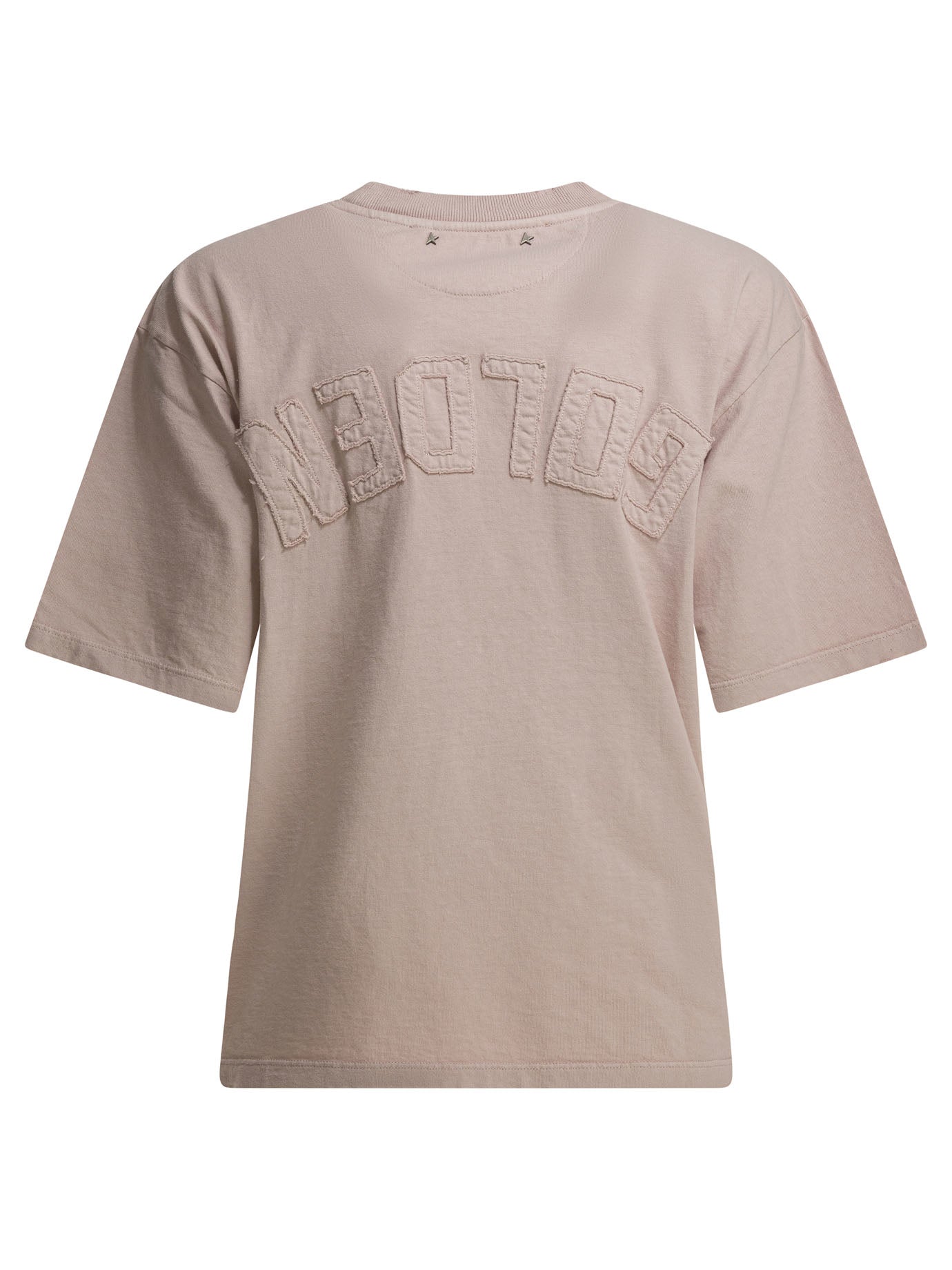Golden Goose Crew Neck T Shirt With Reverse Logo