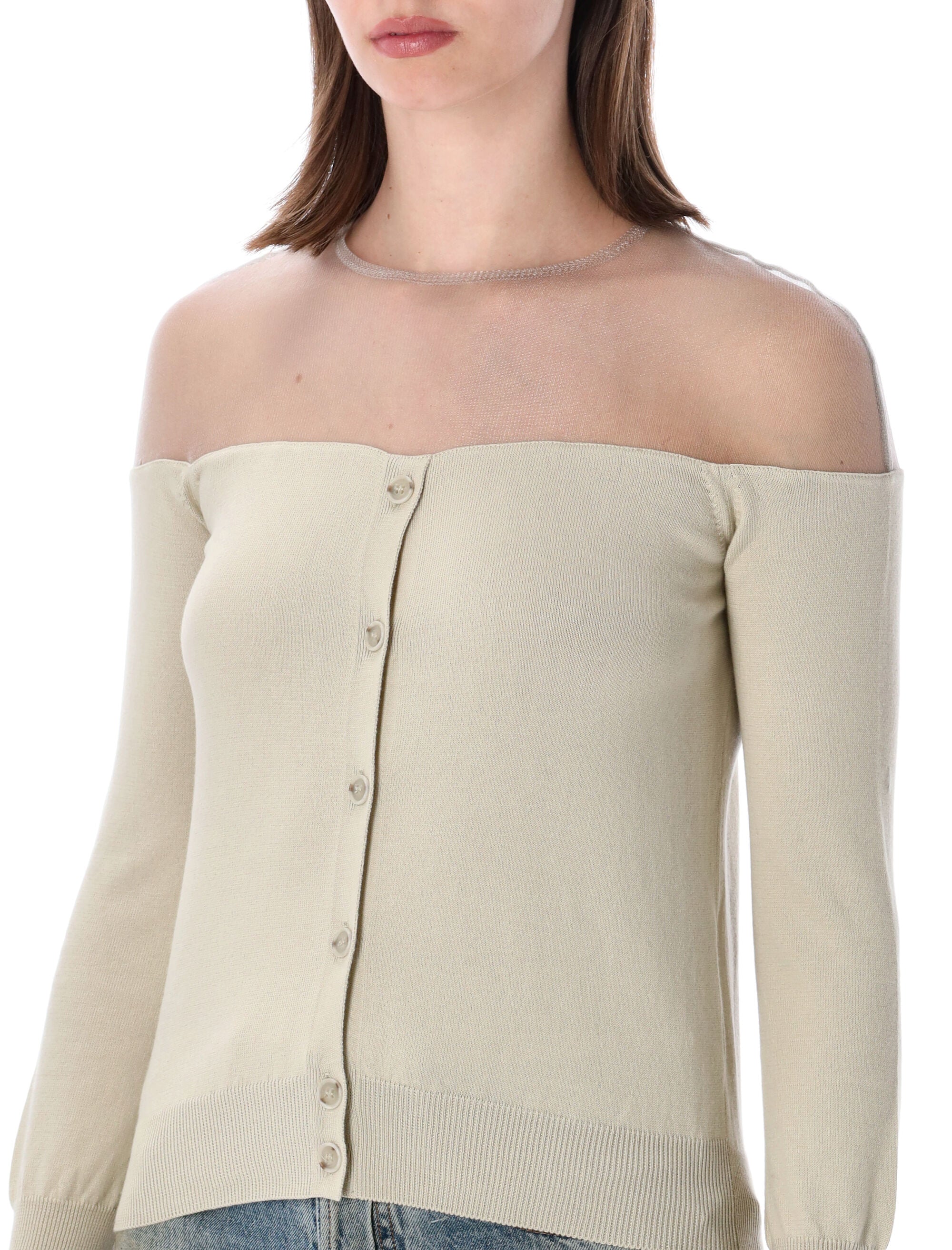 Mm6 Maison Margiela Sweaters Beige