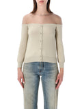 Mm6 Maison Margiela Sweaters Beige