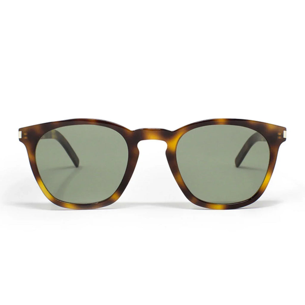 Saint Laurent Sunglasses Sl 28 Slim 002 Brown/Green Unisex