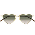 Saint Laurent Sunglasses Sl 301 Loulou 011 Lou Lou Gold/Green Gradient Unisex