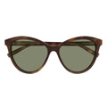 Saint Laurent Sunglasses Sl 456 010 Brown/Green Women