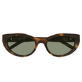 Saint Laurent Sunglasses Sl M115 003 Brown/Green Women